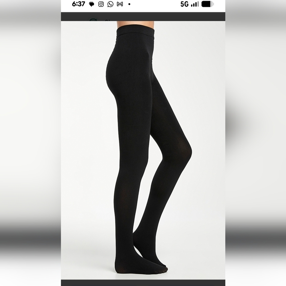Maurices Fleece Lined Tights Brushed Lined Tights Black New With Tags Sz S/M